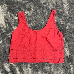 la hearts crop top